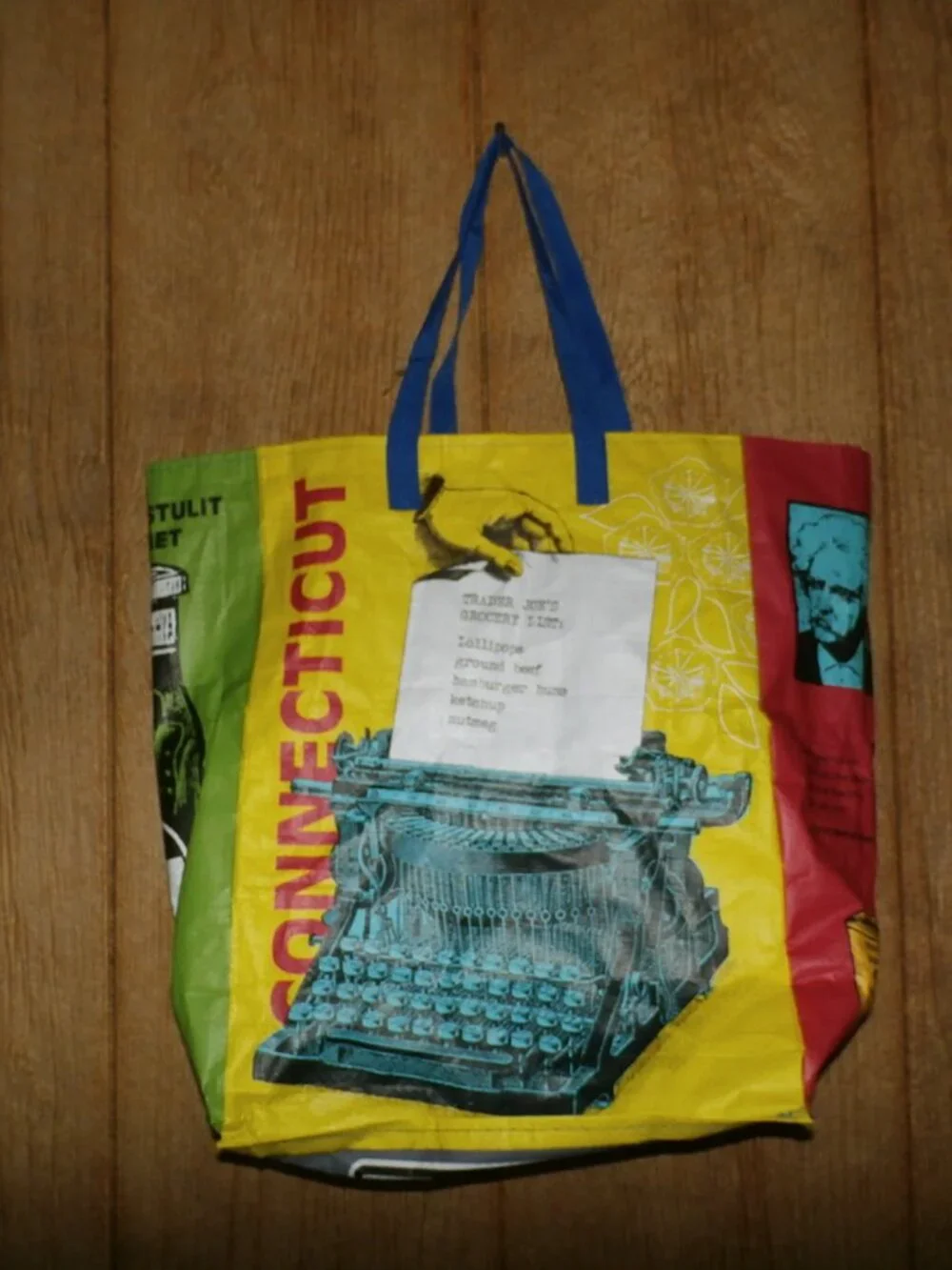 Lot of 2  NEW  Trader Joe's Reusable Tote Bags  Medium Jute Cotton Burlap
